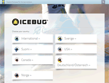 Tablet Screenshot of icebug.com